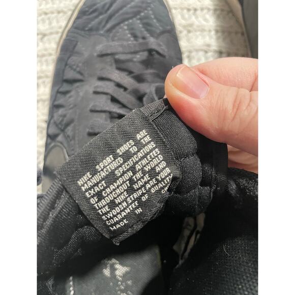 Nike Blazer Mid Premium SE Quilted Sneakers Womens US 11 EU 43 Black 857664 001 - Picture 11 of 11